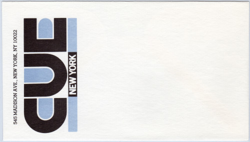 MUO-060294/01: CUE: poštanska omotnica