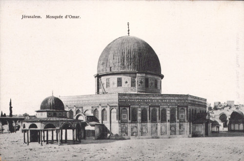 MUO-013346/148b: Izrael - Jeruzalem; Omarova džamija: razglednica