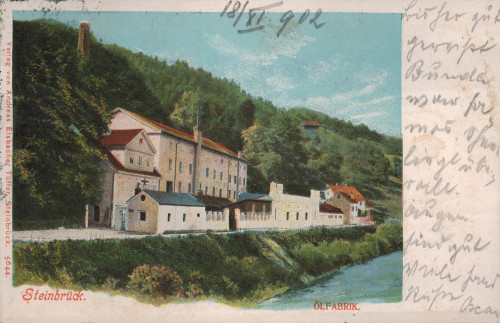 MUO-033750: Slovenija - Zidani Most; Tvornica ulja: razglednica