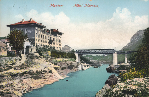 MUO-008745/604: BiH - Mostar; Hotel Narenta: razglednica