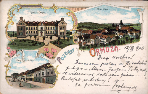 MUO-008745/1136: Ormož - Panoramske grafike: razglednica