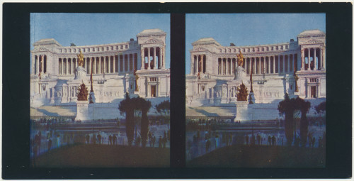 MUO-034135/05: Rim  - Spomenik Vittoriu Emanuelu II: stereoskopska fotografija