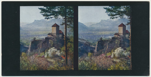 MUO-034139/04: Meran - Dvorac Tirol: stereoskopska fotografija