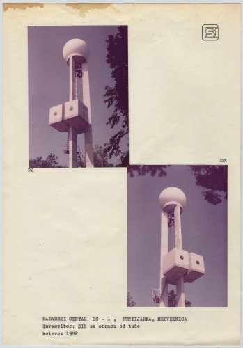 MUO-058761: Radarski centar RC-1, Puntijarka, Medvednica: arhitektonska fotografija