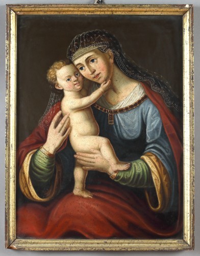 MUO-004598: Bogorodica s djetetom: slika