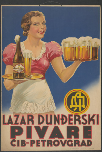 MUO-020371: Lazar Dunđerski pivare: plakat