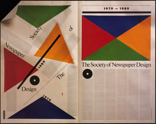 MUO-060211: The Society Of Newspaper Design: plakat