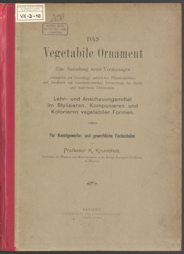 LIB-000711: Das vegetabile Ornament
