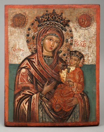 MUO-058655: Bogorodica s djetetom: ikona
