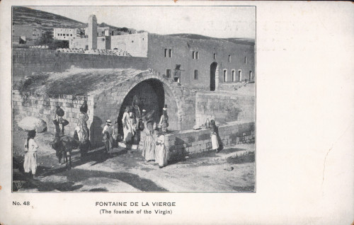 MUO-013346/170: Bliski istok - Fontaine de la Vierge: razglednica