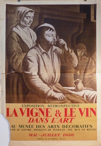 MUO-023219: exposition retrospective LA VIGNE,LE VIN DANS L'ART: plakat