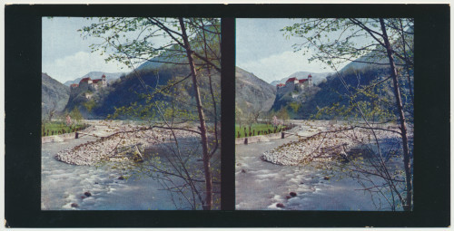 MUO-034141/06: Bozen - Dvorac Runkelstein: stereoskopska fotografija