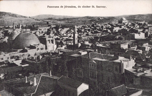 MUO-013346/149a: Izrael - Jeruzalem; Panorama: razglednica