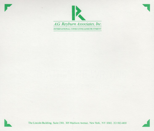 MUO-060313/02: A.G. Reyburn Associates, Inc.: memorandum