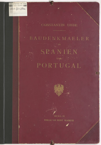 LIB-000410: Baudenkmäler in Spanien und Portugal, 2 sv.