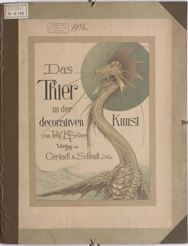LIB-000684: Das Thier in der decorativen Kunst