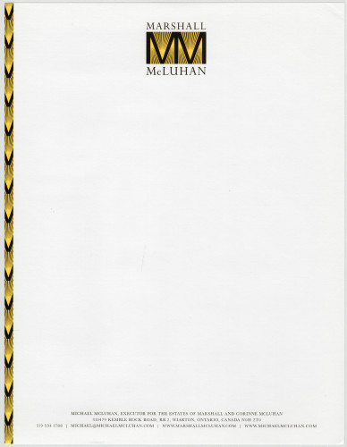 MUO-060257/02: Marshall McLuhan: memorandum