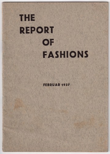 MUO-015136/02: THE REPORT OF FASHIONS : THE REPORT OF FASHIONS: priručnik
