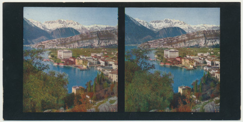 MUO-034145/02: Italija - Lago di Garda; Torbole: stereoskopska fotografija