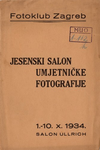 MUO-021063/01: Fotoklub Zagreb JESENSKI SALON: ovitak