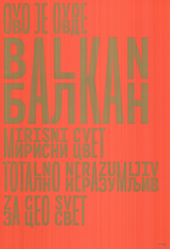 MUO-059541: Balkan Type: plakat