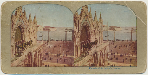 MUO-012970/71: Italija - Venecija; Fasada crkve Sv. Marka: fotografija