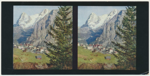MUO-034148/06: Švicarska I -  Mürren: stereoskopska fotografija