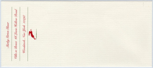 MUO-060329/02: Shirley Girton Glaser: poštanska omotnica