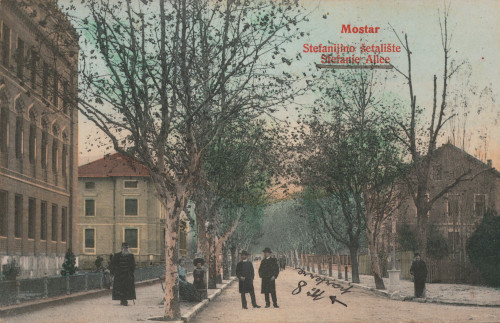 MUO-033547: BiH - Mostar; Šetalište: razglednica