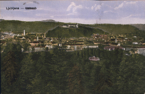 MUO-033496: Slovenija - Ljubljana; Panorama: razglednica