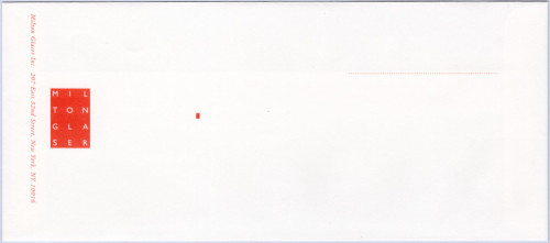 MUO-060286/01: Milton Glaser Inc.: poštanska omotnica