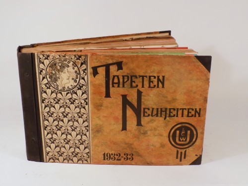 MUO-021536: Tapeten Neuheiten 1932-33: album uzoraka tapeta