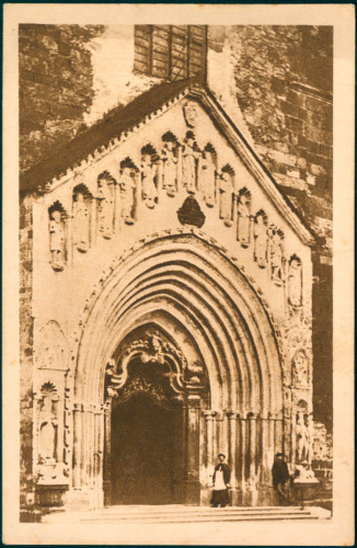 MUO-038576: Zagreb - Katedrala; Stari portal: razglednica