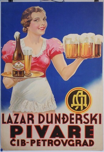 MUO-020371: Lazar Dunđerski pivare: plakat