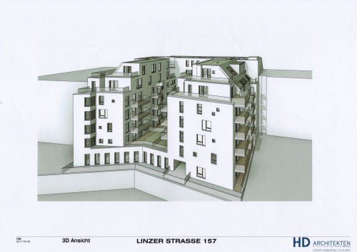 MUO-058528: Stambena zgrada, Linzer Strasse 157, Beč: arhitektonska studija