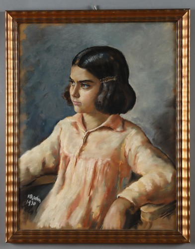 MUO-030451: Portret Ksenije Gasparini kao djevojčice: slika