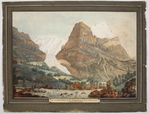 MUO-058180: Niži glečer Grindelwalda i planine Eiger: slika