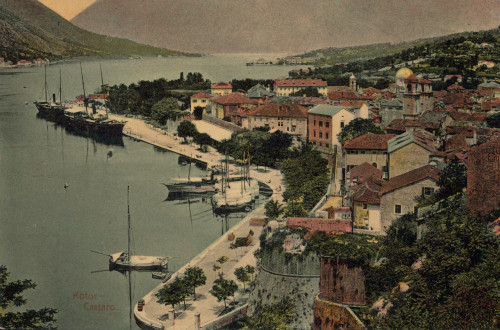 MUO-008745/901: Crna Gora - Kotor; zračna snimka: razglednica