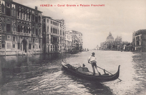 MUO-021406/12: Venecija - Canal Grande: razglednica