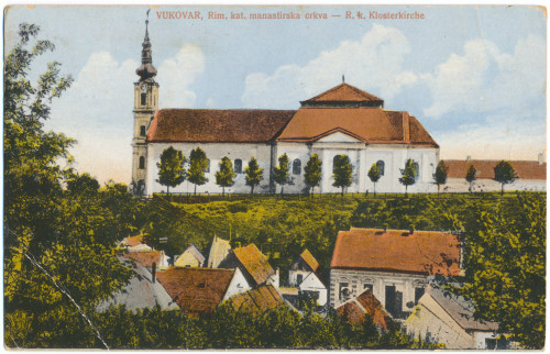 MUO-008745/1721: Vukovar - Rimokatolička crkva: razglednica