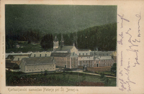 MUO-008745/1258: Slovenija - Pleterje; Kartuzijanski samostan: razglednica