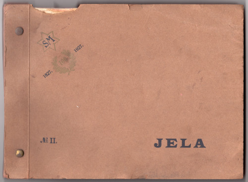 MUO-035909: Jela No II. SM 1827. 1927.: katalog uzoraka