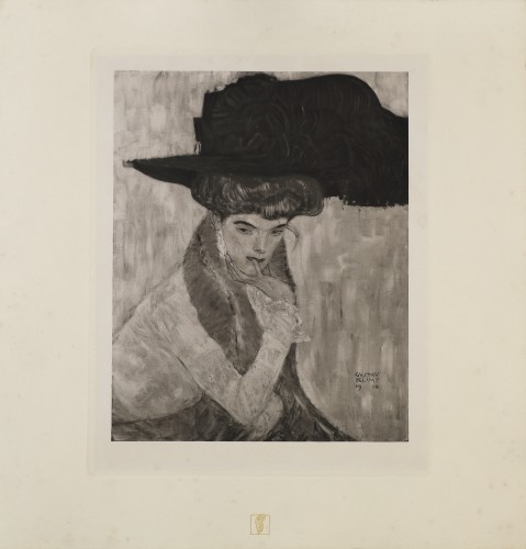 MUO-015948/02: Portret dame sa šeširom od crnog perja: reprodukcija