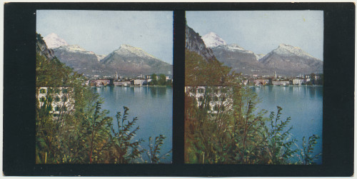 MUO-034145/01: Italija - Lago di Garda; Riva: stereoskopska fotografija