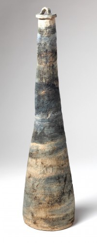 MUO-016970: Plavi tuljak: keramoskulptura