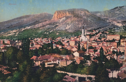 MUO-033544: BiH - Mostar; Panorama: razglednica