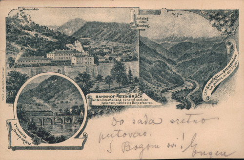 MUO-033737: Slovenija - Zidani Most; Panoramske sličice: razglednica