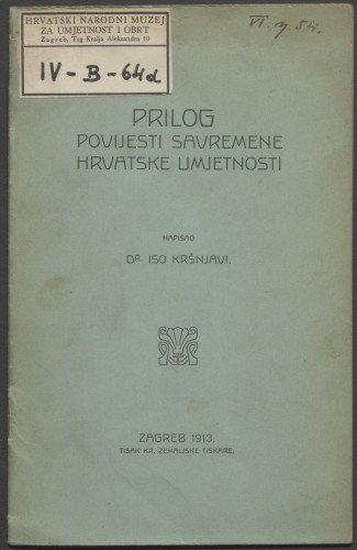 LIB-000194d: Prilog povijesti savremene hrvatske umjetnosti