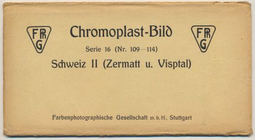 MUO-034140: Chromoplast - Bild; Schweiz II (Schwiez u. Visptal): omotnica za fotografije