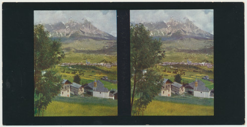 MUO-034142/03: Dolomiten I - Cortina d'Ampezzo: stereoskopska fotografija